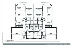 Cedar Ridge homes West Bend - ground level duplex floor plan