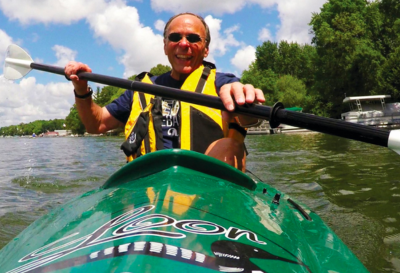 Kayaking at Cedar Lake