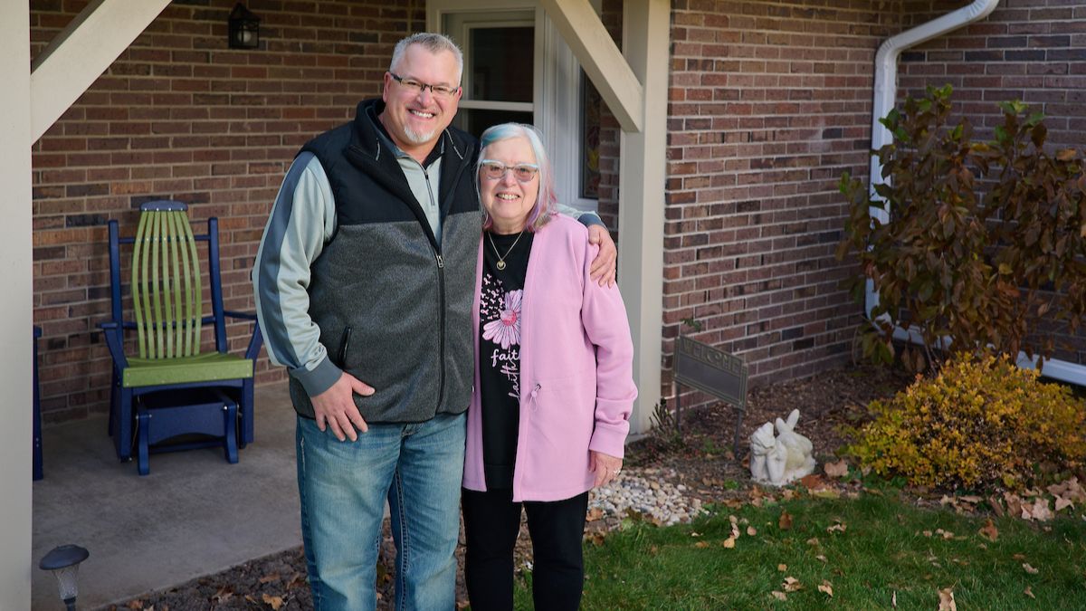Members of the Baumgartner family, whose connection to Cedar Community spans multiple generations.